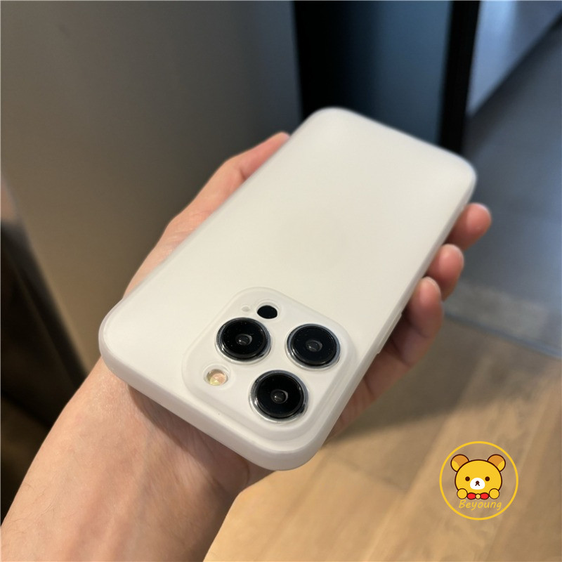 Ốp Điện Thoại Sương Mù Băng Cho Realme Neo7 SE Neo7X Narzo 60 Pro Q3S Q3T 5G 4G Vỏ Dễ Thương Đơn Giản Chống Sốc Matte Mềm Mờ Mặt Sau Mờ
