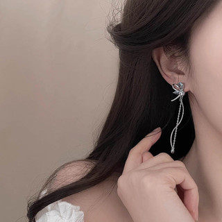 Tươi Thông Minh Ngọt Ngào Bông Tai Bướm Tính Khí Ánh Sáng Sang Trọng Cao Cấp Tua Rua Bông Tai Thích Hợp Không Khí Độc Đáo Bông Tai
