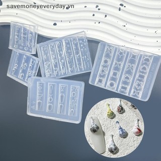 [savemoneyeveryday] Chai Sứ Hoạt Hình Ngôi Sao Đèn Lồng Khuôn Silicon Dập Móng Tay Trang Trí Móng Tay Thiết Kế DIY Dụng Cụ Làm Móng Tay Nghệ Thuật [vn]
