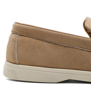 Giày lười nam mùa hè thoáng khí Slip-On Giày da lộn đế mềm Giày lười thông thường