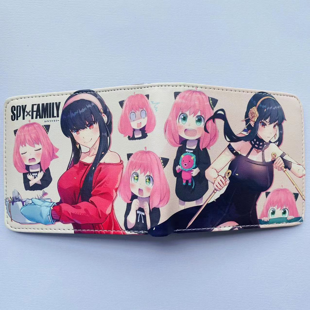 Ví da PU in họa tiết Spy x Family 3D dành cho trẻ em