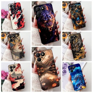 Vỏ Mới Cho Tecno Pova 7 4G Ốp Lưng LJ6 Rồng Mát Hổ Cá Chép May Mắn Hoạt Hình Silicon Mềm Cho Tecno Pova7 4G 2025 Vỏ