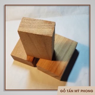 Cube 6cm, 6x3x8cm, 6x3x10cm, 6x6x8cm, 6x6x10cm, 6x6x12cm, Khối gỗ dùng trang trí, đồ chơi điêu khắc
