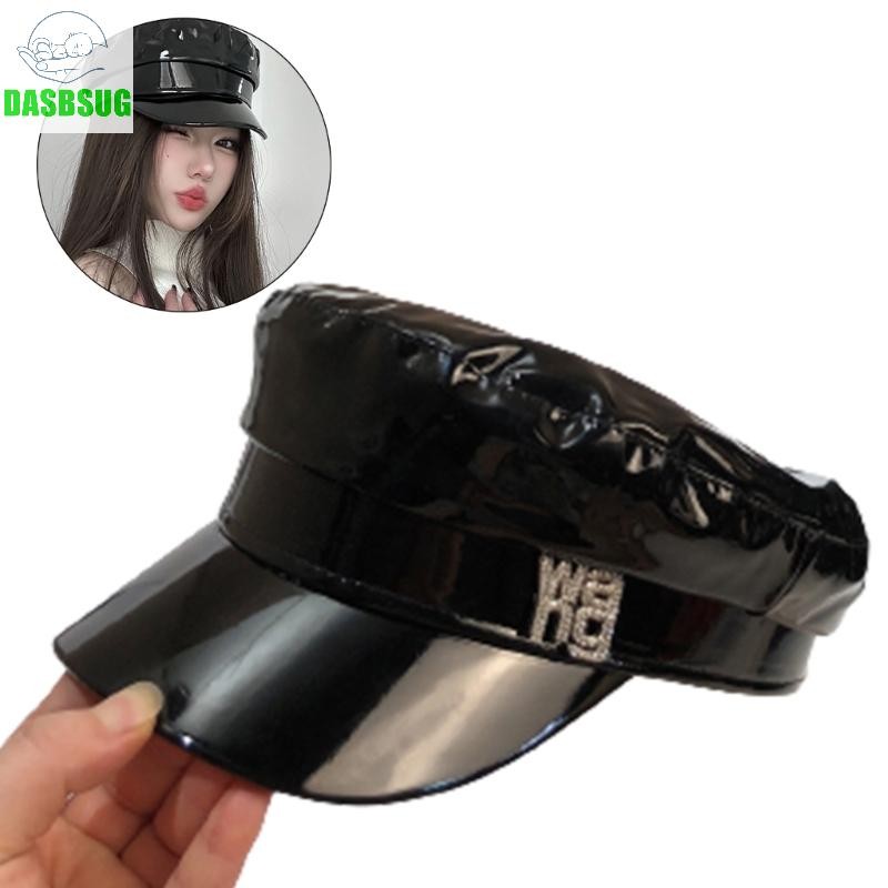 Dasbsug Mũ Hải Quân Màu Đen Phổ Biến Cho Người Lớn Da Hình Bát Giác Mũ Nữ Lái Xe Ngọt Ngào Bé Gái Shelby Mũ Cho Mọi Mùa