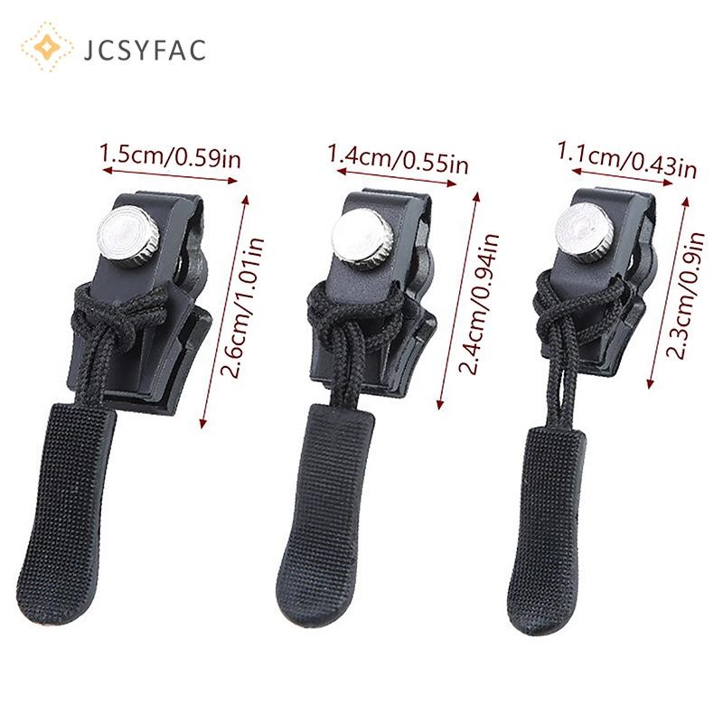 JCSYFAC 6 Cái Đa Năng Dây Kéo Sửa Chữa Bộ Thay Thế Sửa Chữa Dây Kéo Trượt Răng Cứu Hộ Vít Dây Kéo Mới