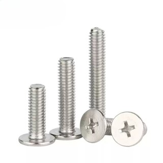 ((LXY) Ốc Vít Đầu Dẹt inox 304 /Ốc vít đầu pake dẹp mỏng phẳng Chuyên Dụng M5 / M6 / M8 * L: 5-100mm (RM-VN-1)