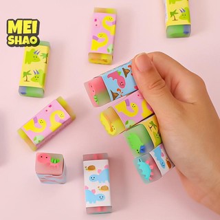 MeiShao Sáng Tạo Hoạt Hình Bút Chì Tẩy Học Sinh Giải Thưởng Trẻ Em Tẩy Quà Tặng