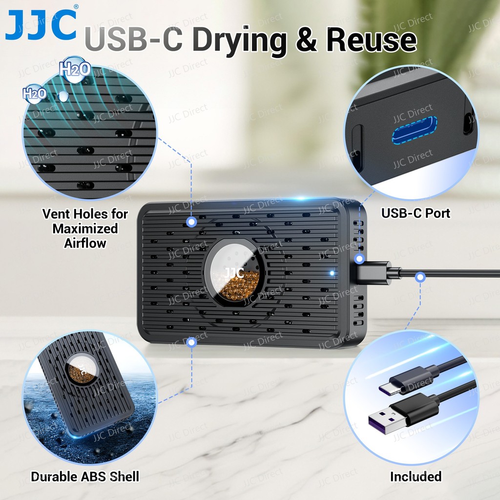 JJC Máy hút ẩm Sillica Gel Hạt hấp thụ pin lọc ống kính máy ảnh & hơn thế nữa Linh kiện điện tử Giảm độ ẩm