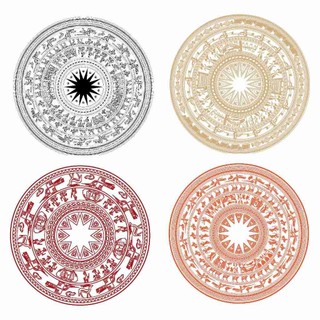 Decal trống đồng dán sườn xe ô tô, xe tải, dán lên nắp capo phù hợp nhiều dòng xe có nhiều size khác nhau...