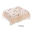 Khăn trải bàn tủ đầu giường ROLY, Khăn trải bàn hình chữ nhật chống bụi 75 * 80cm Nappe, Trang trí phòng ngủ đám cưới Giáng sinh Vỏ bàn đầu giường đa năng