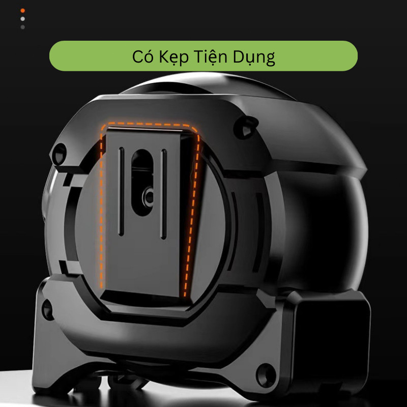 【🔥Free ship🔥】Thước huỳnh quang Thước Cuộn Thép Làm dày và chống mài mòn Độ chính xác cao Thước dây 10m