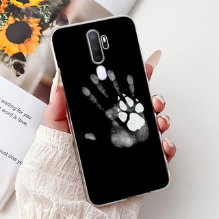 Dành Cho OPPO A5 2020 / A9 2020 / A11x A11 Ốp Lưng Trái Tim Đáng Yêu Hoạt Hình Đá Cẩm Thạch Mềm Mại Trong Suốt Vỏ Điện Thoại Silicon Cho OPPO A5 A9 2020