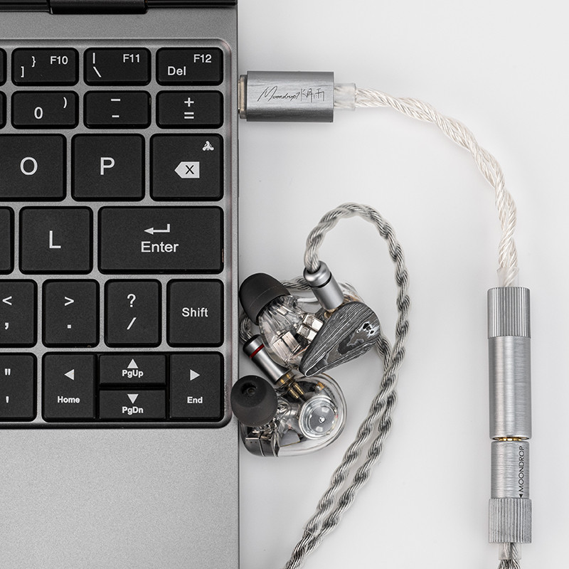 Moondrop ECHO-A / ECHO-B USB-C 3.5mm 4.4mm DAC di động cân bằng hoàn toàn / AMP 32Bit / 384kHz Giải mã Harware