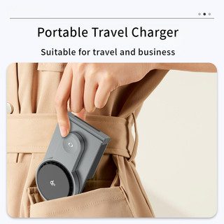 SHEREN Đế sạc không dây có thể gập lại làm mát ba trong một  Thích hợp cho iPhone wireless charger