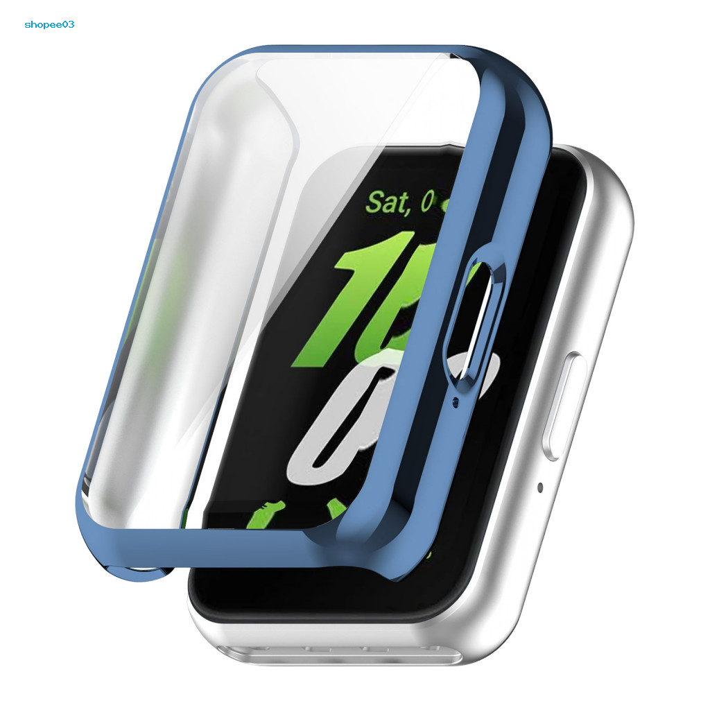 [Ky] Vỏ đồng hồ Tpu bảo vệ màn hình đồng hồ thông minh Tpu siêu bền cho Samsung Galaxy Fit 3 Chống trầy xước Dễ dàng cài đặt Chống va đập