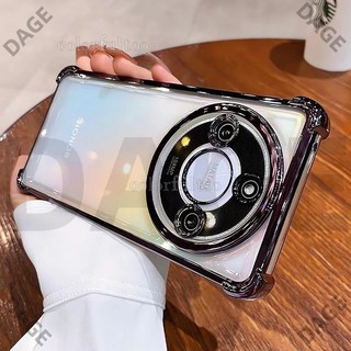 Vỏ TPU silicon mạ COD cho Honor X9c Smart X9B X9A Trong suốt cho Ốp điện thoại túi khí bốn góc trong suốt Ốp lưng mềm chống sốc Camera bảo vệ mặt sau DAGE