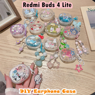【 imamura 】 Dành Cho Redmi Buds 4 Lite Vỏ Silicon Mềm DIY Vỏ Tai Nghe Hoạt Hình Dễ Thương