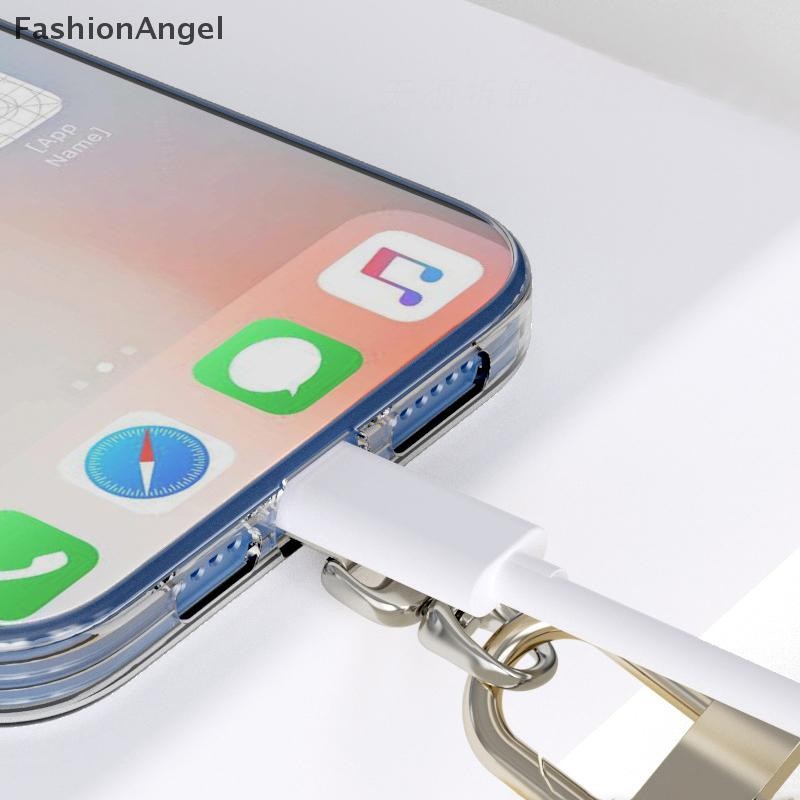 FashionAngel 0.3MM Kim Loại Chắc Chắn Điện Thoại Di Động Tether Tab Xoay 360 Độ Dây Đeo Điện Thoại Gioăng Thay Thế Dây Điện Thoại Miếng Dán Kẹp VN