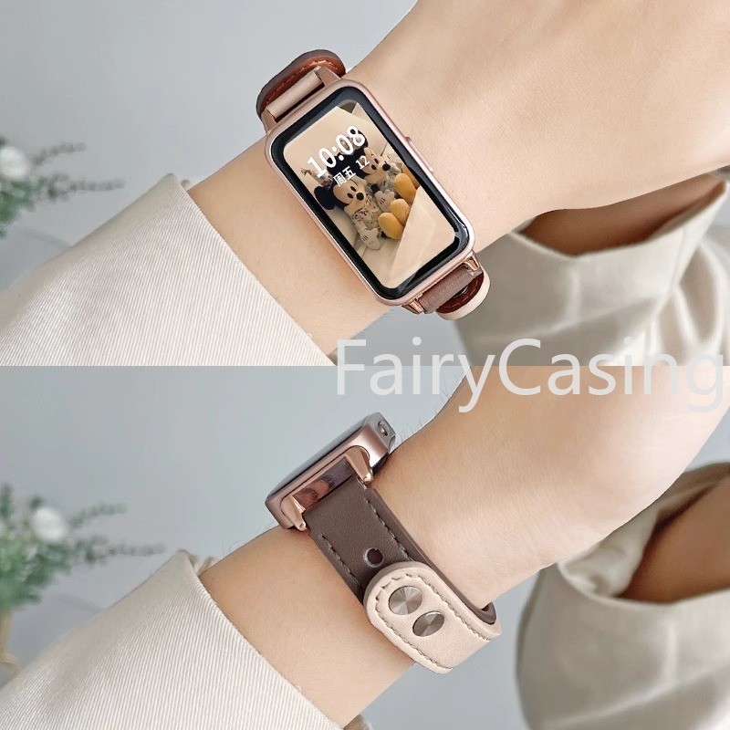Dây Da Phổ Biến Cho Huawei Watch Band 11 Pro 10 9 8 NFC Vòng Tay Thời Trang Thay Thế Dây Đeo Tay Phụ Kiện
