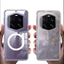 Dành Cho Honor Magic 7 RSR Ốp Lưng ELVEV Crystal Clear Hard PC Chống Sốc Bảo Vệ Camera Vỏ Hút Trong Suốt