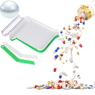 Chenlongshang 1 Khay Đếm Thuốc Có Thìa Nhà Thuốc Tay Phải Khay Đựng Thuốc EN