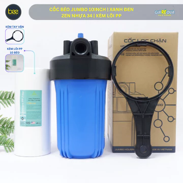 BỘ LỌC CHẶN, LỌC SINH HOẠT BÉO KAIZEN, 10INCH CHO GIA ĐÌNH