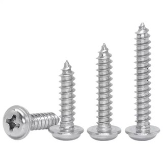 (((LXY) Đầu tròn chữ thập bằng thép không gỉ 304 có đệm tự khai thác (PWA) M1.4-M5 * L3-50mm (RM-VN-1)
