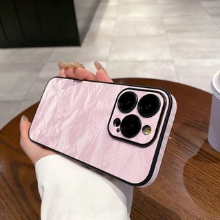 Phim Bảo Vệ Ống Kính Vải Flannel Họa Tiết Núi Tuyết Màu Trơn Ốp Lưng Điện Thoại iPhone 16Promax 12 13 14 15 Pro Max 11 Nam Nữ Vỏ Di Động Chống Sốc