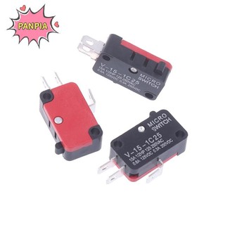 Pnpia 10 Chiếc Micro V-15-1C25 Silver Point V-15-1C25 Lò Vi Sóng Đồng Tiếp Xúc Xúc Xúc Phạm Vi Microswitch Boutique