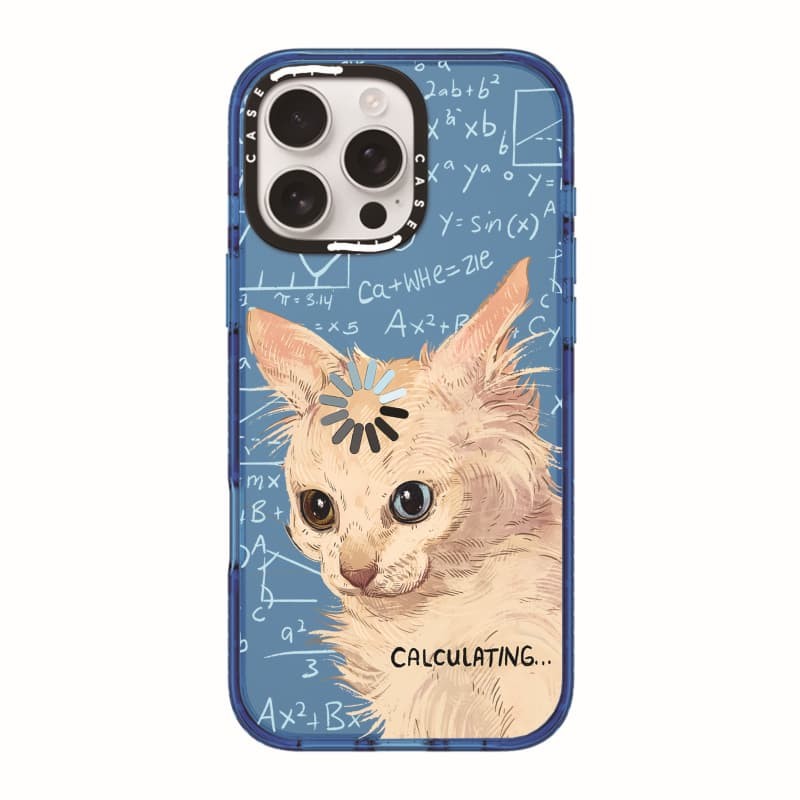 CASECASE X Ốp Lưng Tính Toán Bầu Trời Màu Xanh Trong Suốt Cứng Hút Từ Tính Tác Động Dành Cho Apple IPhone 13 14 15 16 17 Pro Max Plus Có Hộp