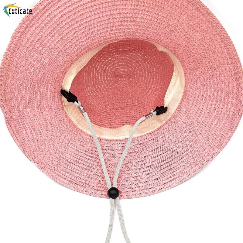 Mũ có dây đeo linh hoạt, kẹp giữ mũ bằng polyester cho câu cá, đi xe đạp, cắm trại, du lịch