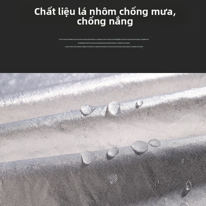 Vải Canvas cao cấp xe máy, Che mưa xe gắn máy/Bạt Che Xe Máy/áo mưa xe máy，Vỏ che mưa xe điện, Chất liệu lá nhôm bạc dày, Bảo vệ chống ăn mòn mưa và nắng cho ô tô, Thích hợp cho nhiều mẫu, Túi giao hàng，mái che xe máy chống mưa