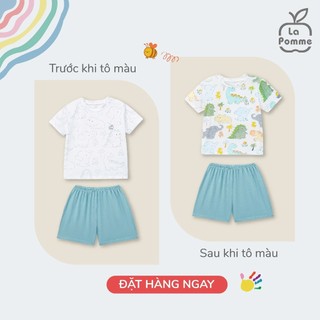 La Pomme Bộ cộc tay La Pomme Cùng bé tô màu 12m-5y T6.0