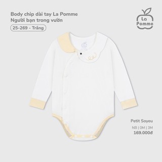 La pomme SS2025 BST La Pomme Người bạn trong vườn -Trắng T6.0