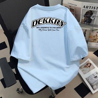 Nặng Nguyên Chất Cotton Nhật Bản Retro Chữ Thập In Áo Thun Ngắn Tay Nam Nữ Rời Mùa Hè ins Hợp Thời Trang Top