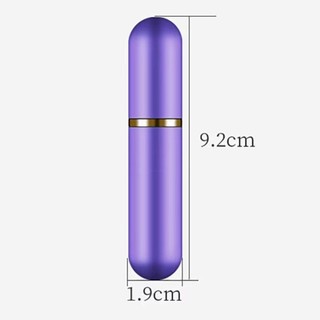 Ống hít mũi nhôm GOODH, Ống hít hương liệu 5ml màu, Ống rỗng thay thế du lịch cho tinh dầu