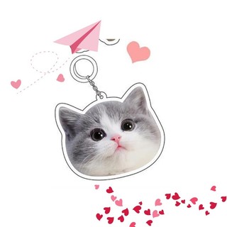 Móc khóa in hình chó mèo siêu cute-ĐH