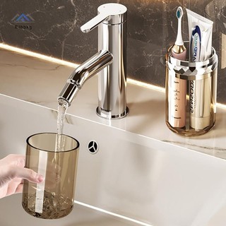 ELBBKG Kem Đánh Răng Đựng Bàn Chải Đánh Răng Du Lịch Phòng Tắm Tổ Chức Di Động Cốc Giặt Hộp Bảo Quản Bàn Chải Đánh Răng Nước súc Miệng Nhựa Mới