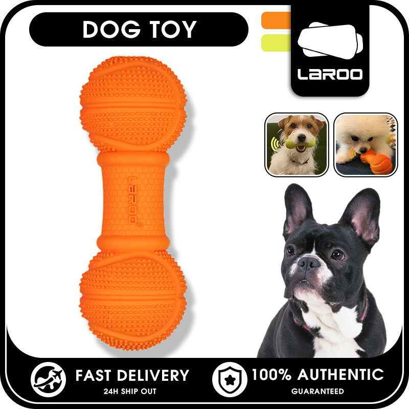 LaRoo Bền Chó Răng Hàm Đồ Chơi Cao Su Squeaky Thú Cưng Nhai Xương Đồ Chơi Tương Tác Với Âm Thanh Cho Chó Nhỏ Vừa Ném Huấn Luyện Fetch