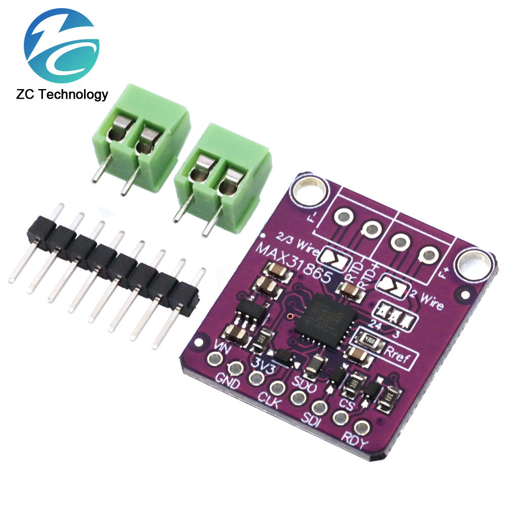 Max31865 SPI PT100 RTD-to-Digital Bo mạch chuyển đổi nhiệt độ Bộ khuếch ...