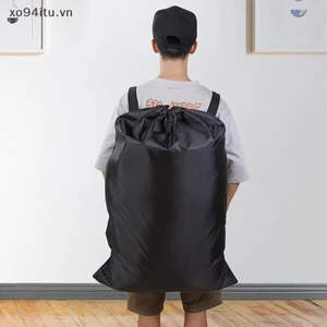 Xoitu Ba lô hạng nặng chống nước có dây đeo vai có thể điều chỉnh Túi giặt Polyester Cắm trại Du lịch Túi đựng quần áo lớn VN