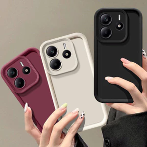 Dành Cho Redmi A7 A5 A3 A4 14C Note 14 Pro Plus 4G 5G Matte Back Phone Cover Skin Feel Protection Vỏ Chống Sốc