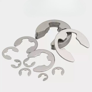 ((LXY) Phanh trục chữ e inox 316, phe gài trục chữ e M1.5-M15 (RM-VN-1)