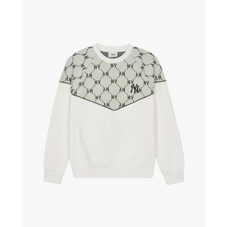 MLB - Áo sweatshirt unisex cổ tròn tay dài Jacquard Dia Monogram_3AMTM1144-50CRS