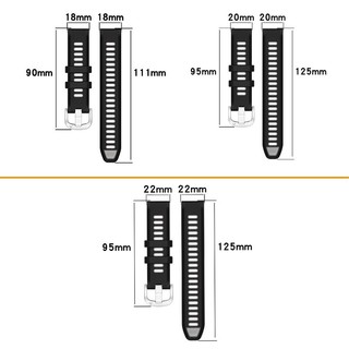 Dây đeo thể thao thời trang 18mm 20mm 22mm cho dây đeo silicon Mibro GS pro / active / Lite2 cho Mibro X1-A2-A1-C2-C3-T1-T2
