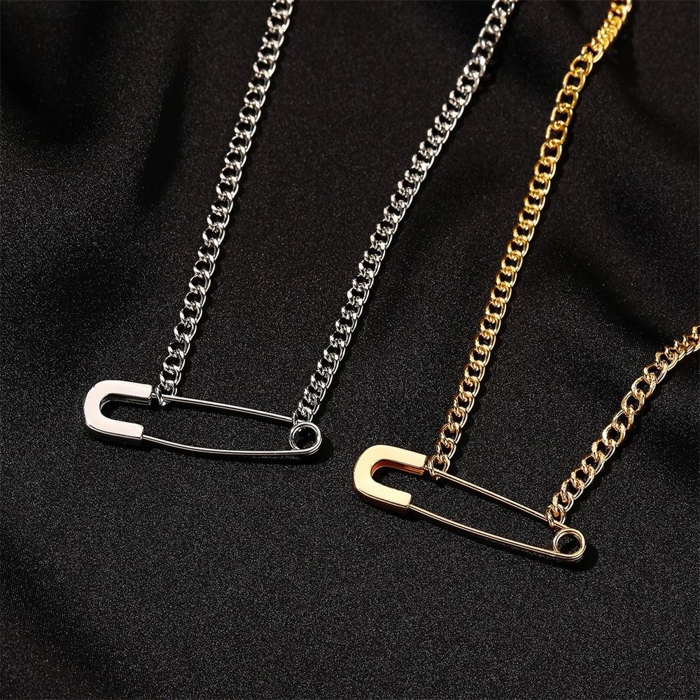Vòng Cổ Pin Sáng Tạo MERIGGIARE, Vòng Cổ Pin An Toàn Thiết Kế Cao Cấp Gió Lạnh, Vòng Cổ Chuỗi Xương Đòn Bạc Đơn Giản Nữ