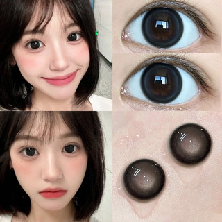 [Lớp 0.00 đến-8.00] BEAUTYEYENE Đen / Nâu YITONGNIAN Ống kính tiếp xúc Mắt búp bê 14,5mm Sử dụng nửa năm