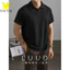 YHTN áo polo nam big size cao cấp áo thun bolo form rộng có cổ bigsize tay lỡ plo ngắn áo polo nam đen