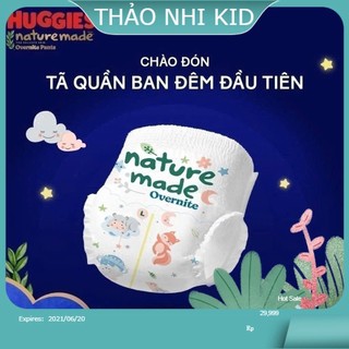 Tã/Bỉm Quần Huggies Nature Made ban đêm size XXL26 (cho bé >15kg)