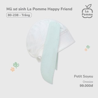 La pomme SS25 BST sơ sinh La Pomme Happy Friend - Xanh mint T6.0